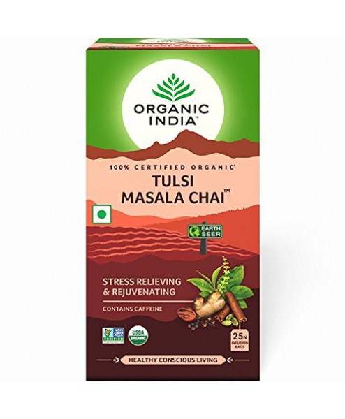 Organic India Tulsi Masala Chai, 25 Bags