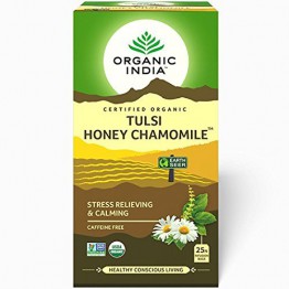 Organic India Tulsi - Honey Chamomile, 25 Tea Bags