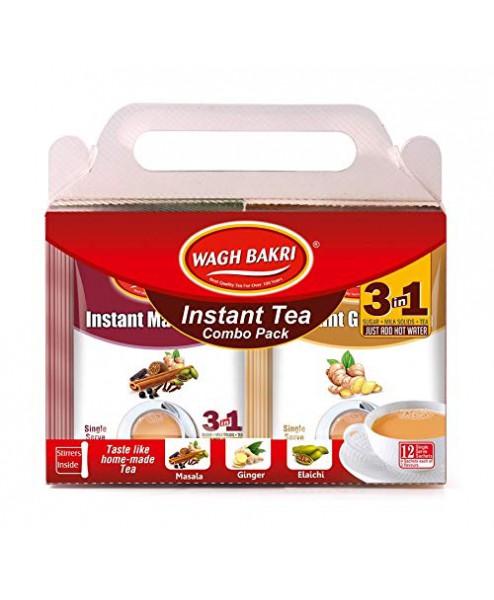 Wagh Bakri Instant Tea Premix Combo, 168g