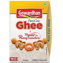 Gowardhan Ghee Tetra Pack, 1Ltr