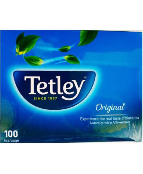 Tetley Original Black Tea, 100 Tea Bags