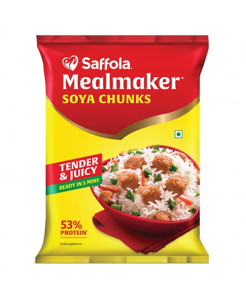 Saffola Mealmaker Soya Chunks, 400g