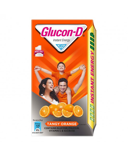 Glucon-D Instant Energy Health Drink Tangi Orange 450gm