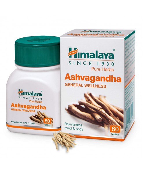  Himalaya Ashvagandha - General Wellness Tablets, 60 Tablets