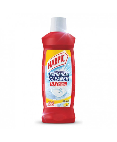 Harpic Disinfectant Bathroom Cleaner Liquid, Lemon, 500 ml