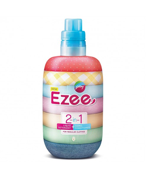Godrej Ezee 2-in-1 Liquid Detergent + Fabric Conditioner, Fabric Softener, 1kg
