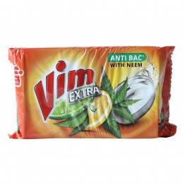 Vim Extra Anti-Bacterial Dishwash Neem Bar, 300g