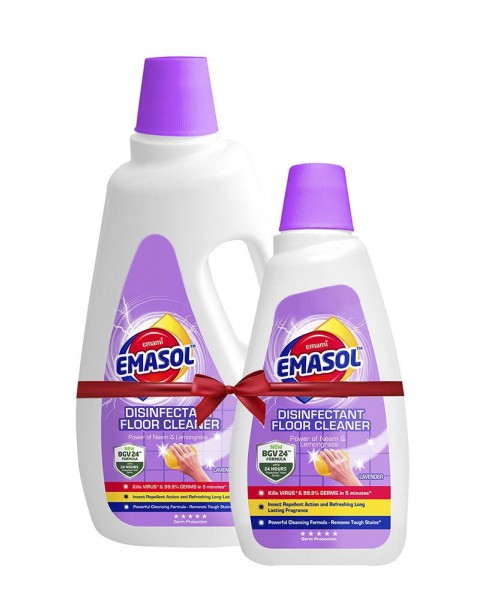 Emasol Lavender Disinfectant Floor Cleaner 975 ml + 500 ml Free