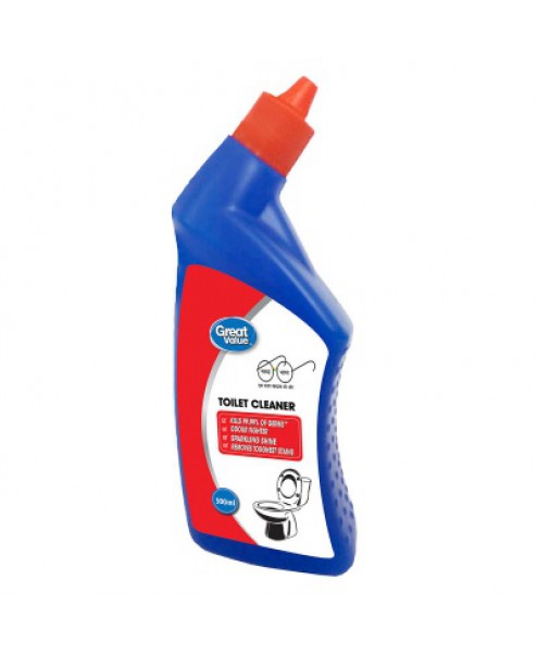 Great Value Toilet Cleaner, 500ml (Pack of 2)