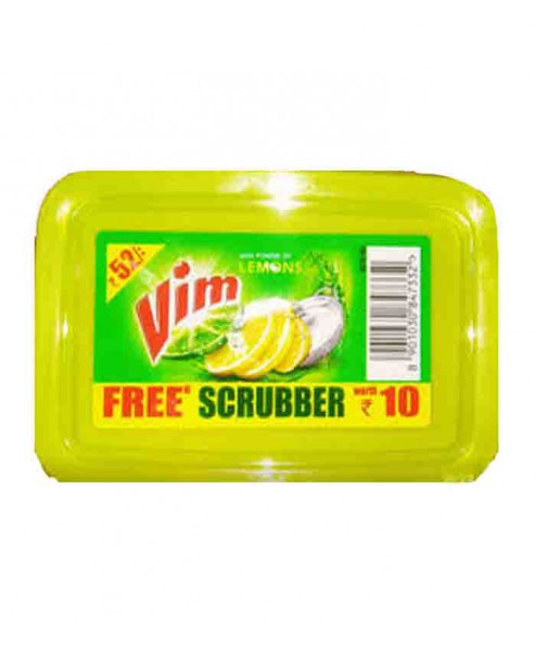 Vim Dishwash Lemon Bar, 500g + 100g free 