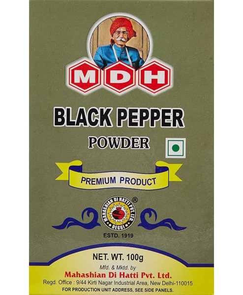 MDH Black Pepper Powder, 100 g
