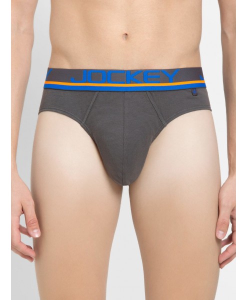 High-cut Briefs with Multicolor Exposed Waistband Pack of 2 M