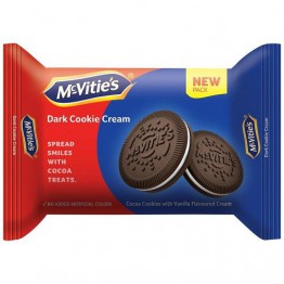 McVities Dark Cookie Cream Chocolate Biscuit, 50g