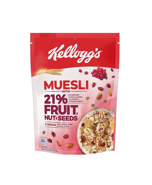 Kellogg's Muesli With 21% Fruit, Nut & Seeds, 500g