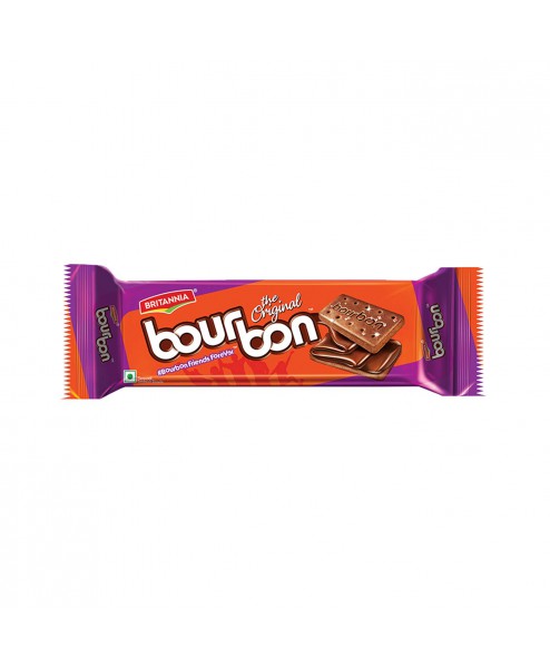 Britannia Bourbon Chocolate Cream Biscuits, 120g
