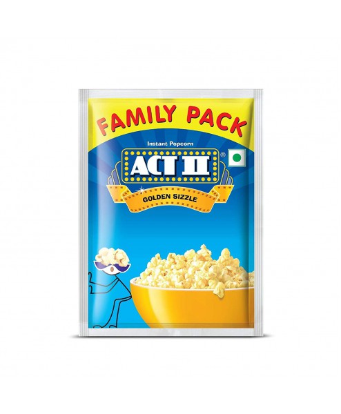 ACT II Instant Golden Sizzle Popcorn, (90 + 30 gm)120g