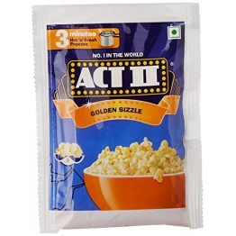 ACT II Instant Golden Sizzle Popcorn, (buy 5 Get, 1 Free)