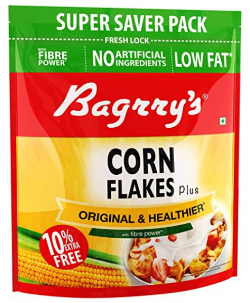 Bagrry's Original & Healthier Cornflakes Plus 800 gm