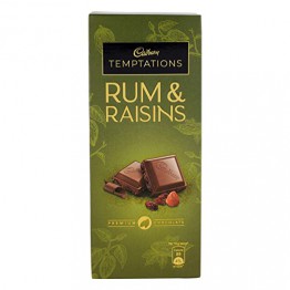 Cadbury Temptation Rum and Raisin Chocolate 72gm