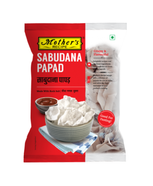 Mother’s Recipe, Sabudana Papad, 70g