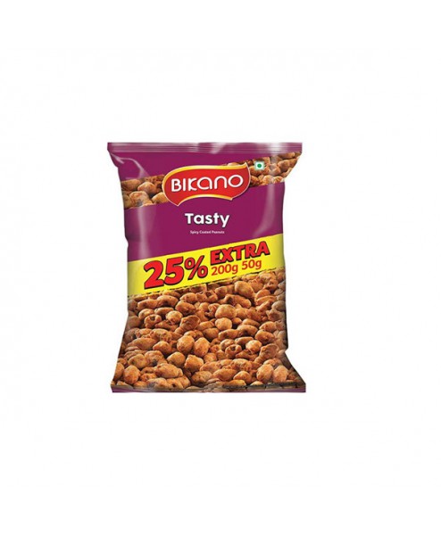 Bikano Tasty Spicy Coated Peanut, 250gm