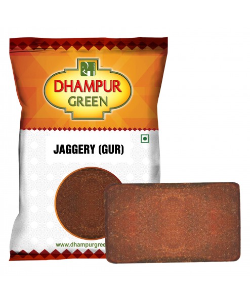 Dhampur Green Jaggery (Gur), 1kg