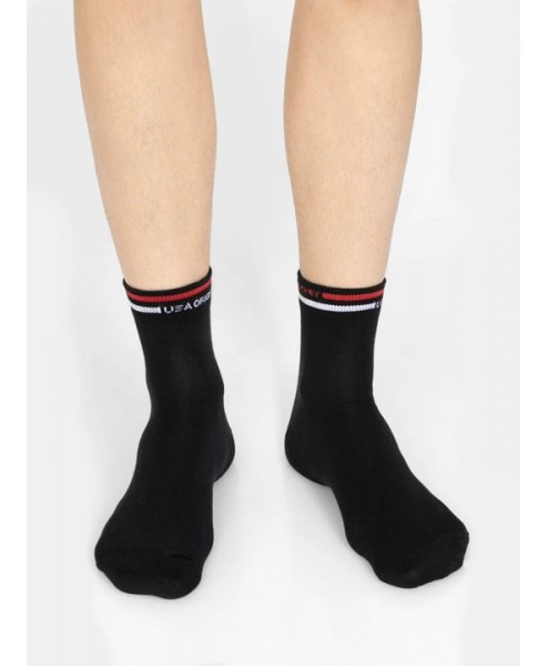 Solid Ankle Socks for Men