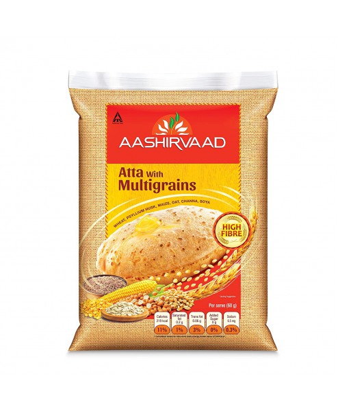 Aashirvaad Atta With Multigrains   (5Kg.)